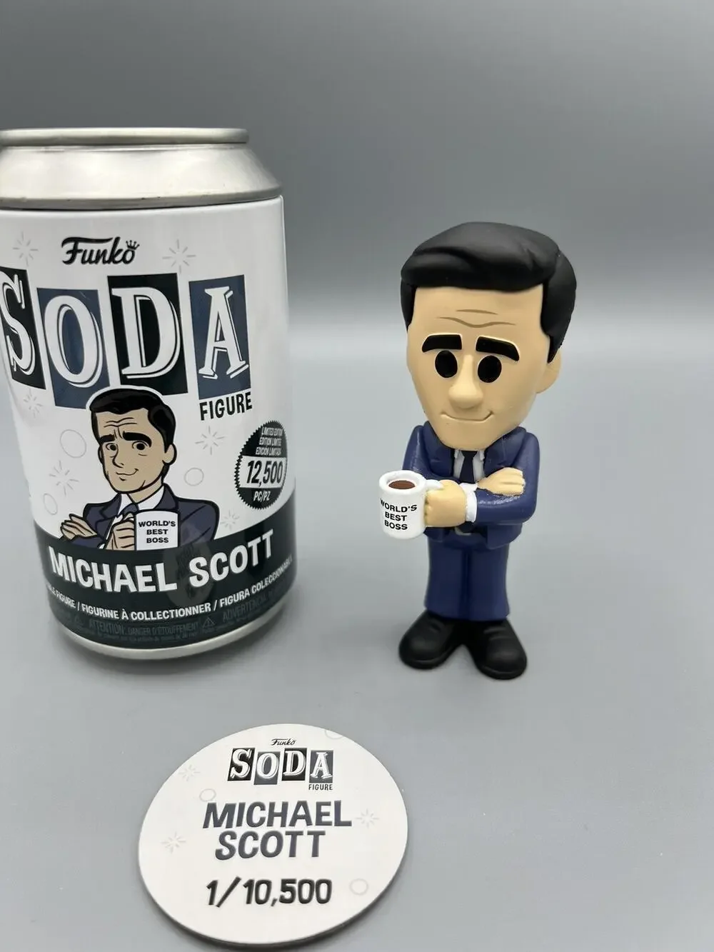 Funko Vinyl Soda The Office Michael Scott World’s Best Boss Figure 1/10,500